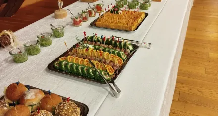 Mitgliederversammlung 2025 Blick auf den Apero Riche